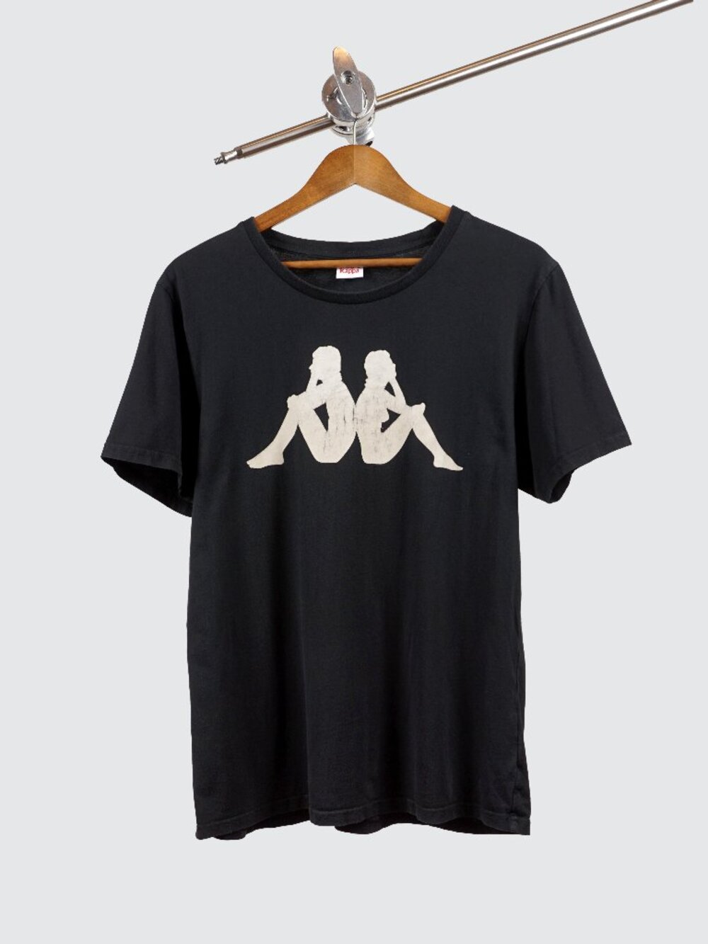 Kappa Black Logo Graphic T-Shirt /Streetwear / Y2K Style